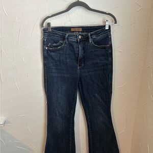 Judy Blue Dark Wash Flare Jeans Size 13/31